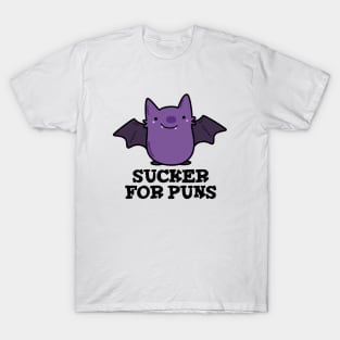 Sucker For Puns Cute Baby Bat Pun T-Shirt